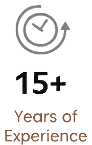 15+ Years of Experience